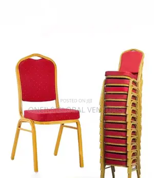 International Banquet Chair Red and Red