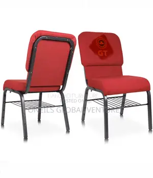 International Banquet Chair Red and Red