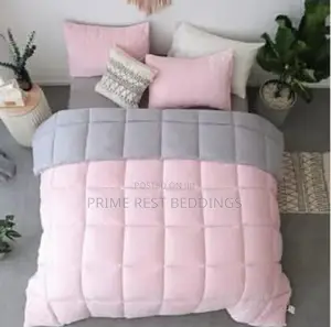 Duvet Set With Bedsheets – 2-in-1 Reversible Dual Tone Duvet Set (4x6)