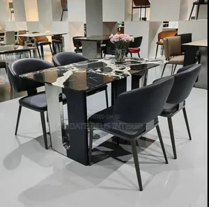 Royal Exquisite Dining Table With Padded Chairs
