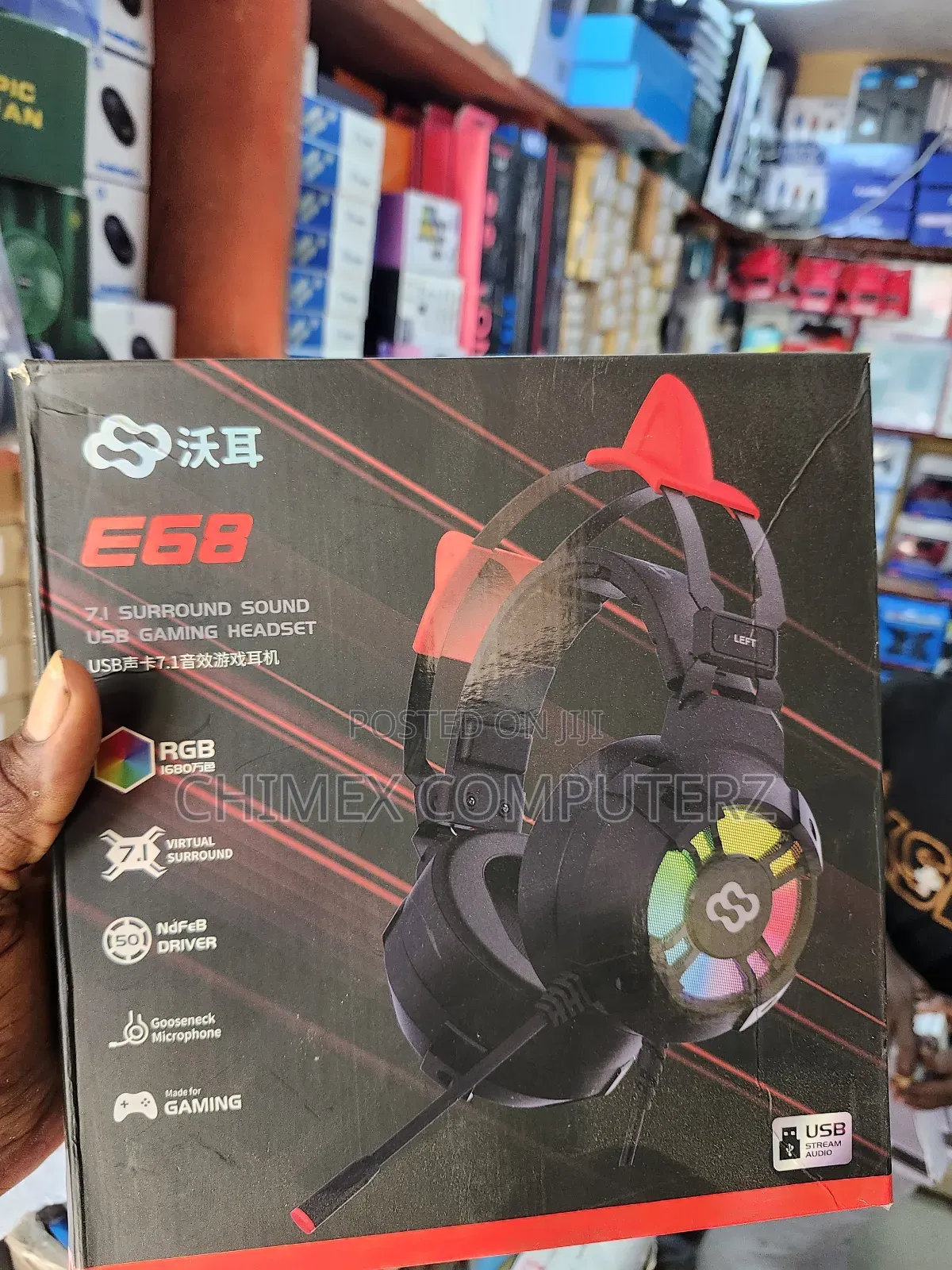 E68 Racing Gaming Headset