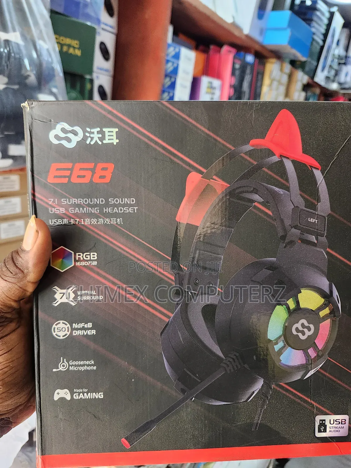 E68 Racing Gaming Headset