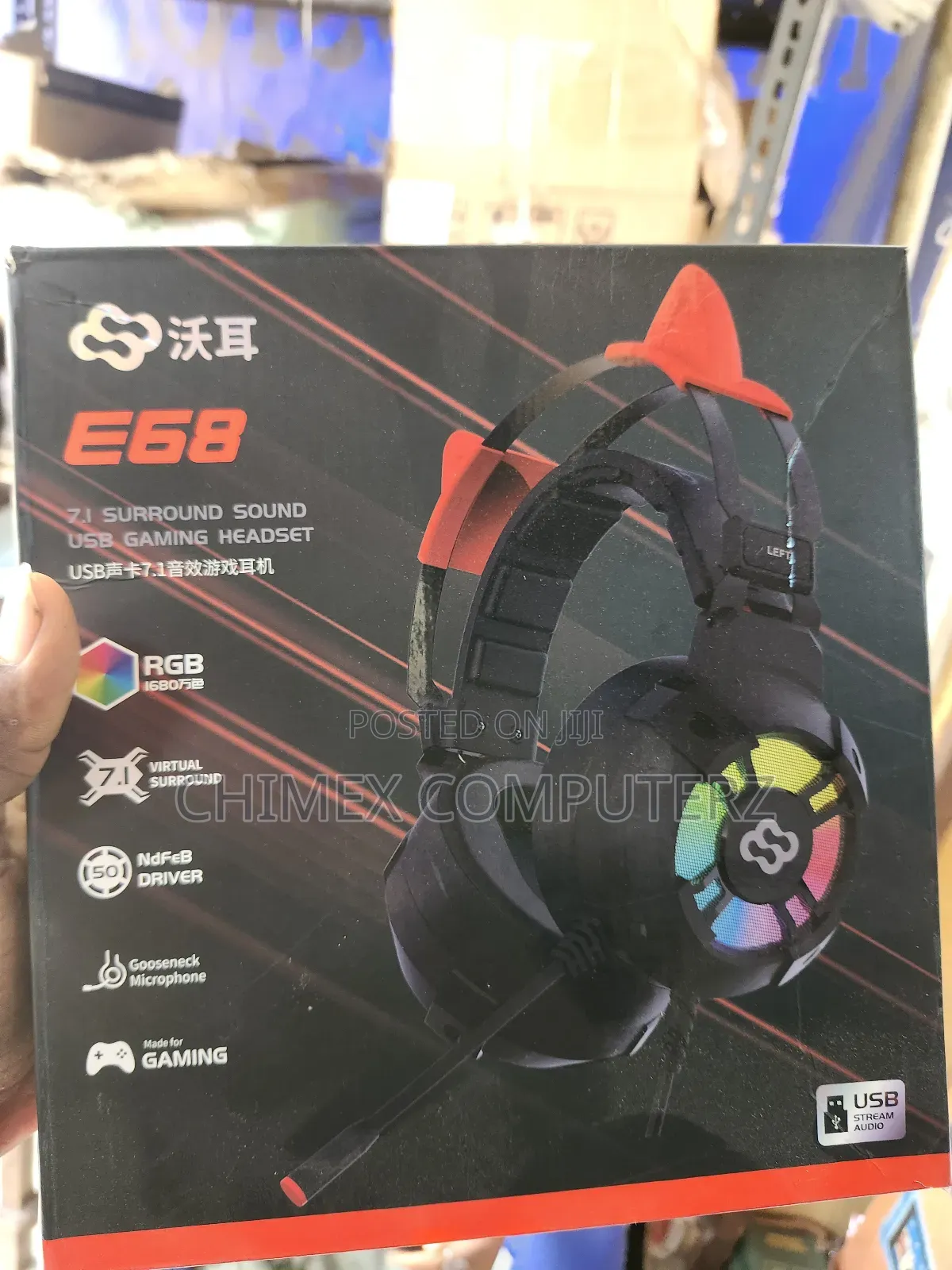 E68 Racing Gaming Headset