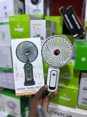 Handheld Mini Rechargeable Fan With Strong Wind Power