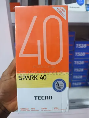 New Tecno Spark 40 128 GB Gray