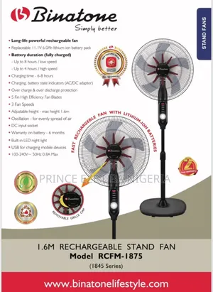 Rechargeable Fan