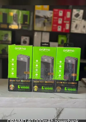 Oraimo Powerbox 400 (P7400q) – 40,000mah 22.5w Fast Charge Power Bank