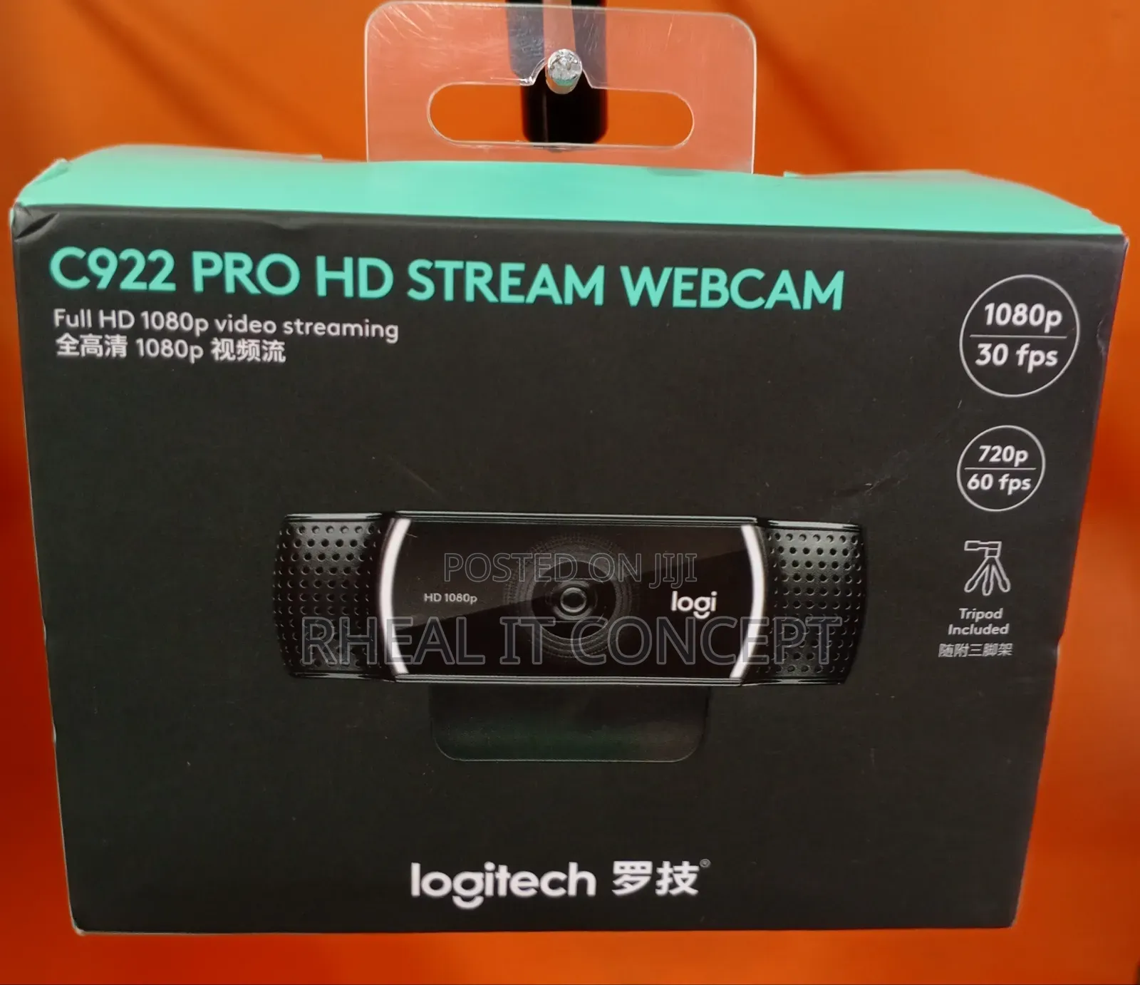 Logitech C922 Pro Webcam With Mini Stand