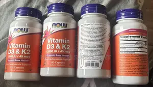 Now Vitamin D3k2 1,000iu/45mcg 120caps