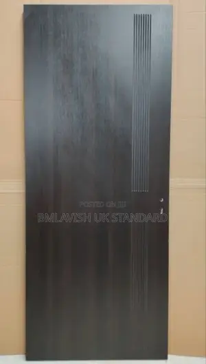 Turkey Imported HDF Interior Wooden Door 3ftx7ft With Frame and Locks