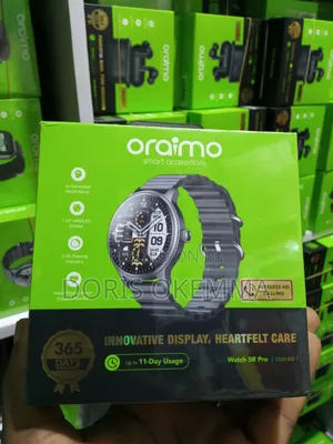 Oraimo Watch 5r Pro – 1.43" Amoled Smartwatch (Wireless Hd Calling)