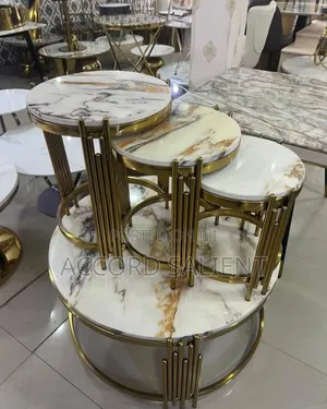 Set of Center Table and 3 Side Tables
