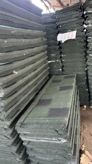 Shingle Green Mix Black With Black Patch Tiles