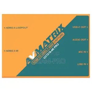 Avmatrix Uc1218- Pro Hdmi to Usb Capture Box