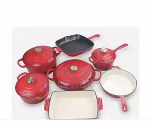 7 in 1 Enamel Cast Iron Pots