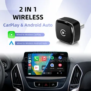 2-in-1 Universal Wireless Carplay Android Auto Adapter