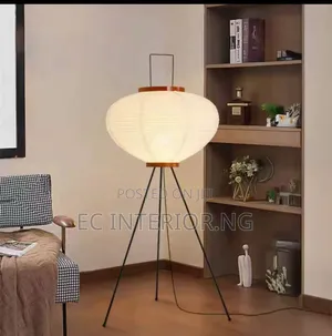 Coco Paper Light Japanese Wabi-Sabi Vintage Standing Floor