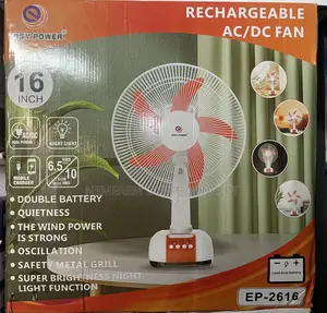 Easy Power 16 Inches Solar Table Fan