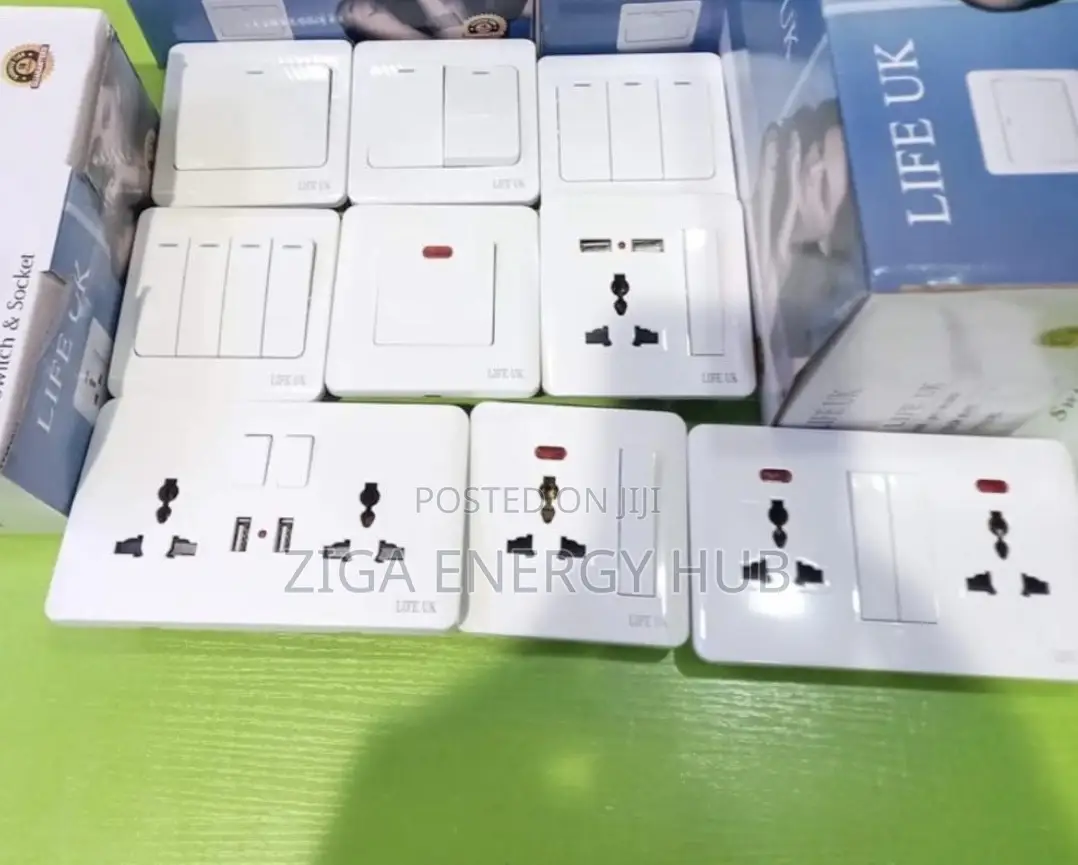 Switches/Sockets With Usb Available
