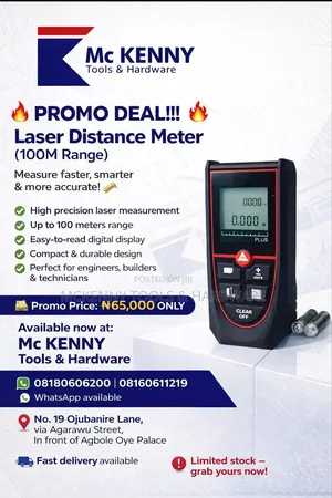 Laser Distance Meter (100m Range)