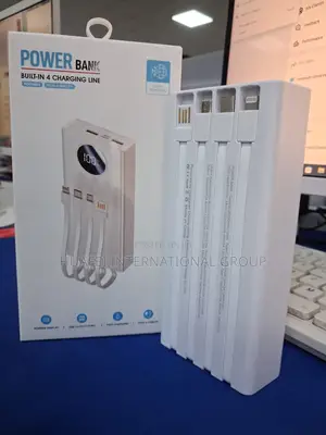 High Capacity Power Bank 4 Built -in Cables Led Display