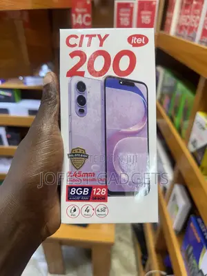 New Itel City 200 128 GB Black