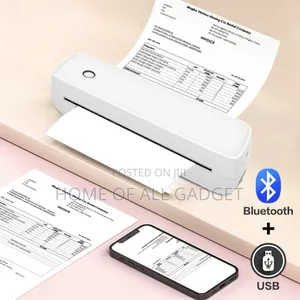 Inkless Mobile Printer, Support A4/4/3/2 and Tattoo Printer