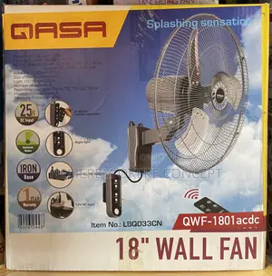 18 Inches Qasa Solar Wall Fan