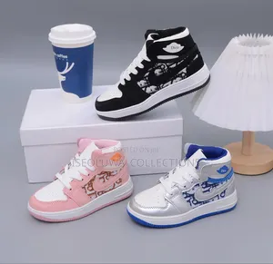 Kids Fashion High-Top Sneakers – Cute, Stylish Trendy 25 to 36