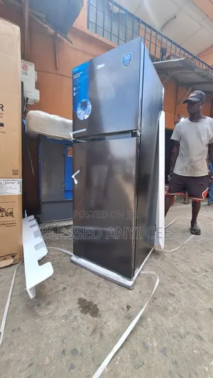 New Midea Inverter 236l Double Door Fridge Faster Cooling Warranty