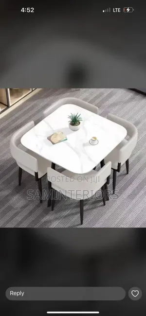 Modern Dining With 4 Seaters