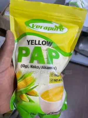 Sachet Yellow White and Guinea Corn Paps Packaging Printing in Lagos