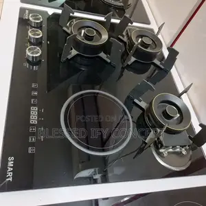 Smart 3 Burner Gas and 1 Hot Plate
