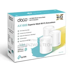 Tp-Link Deco X20 | Ax1800 Whole Home Mesh Wi-Fi 6 System