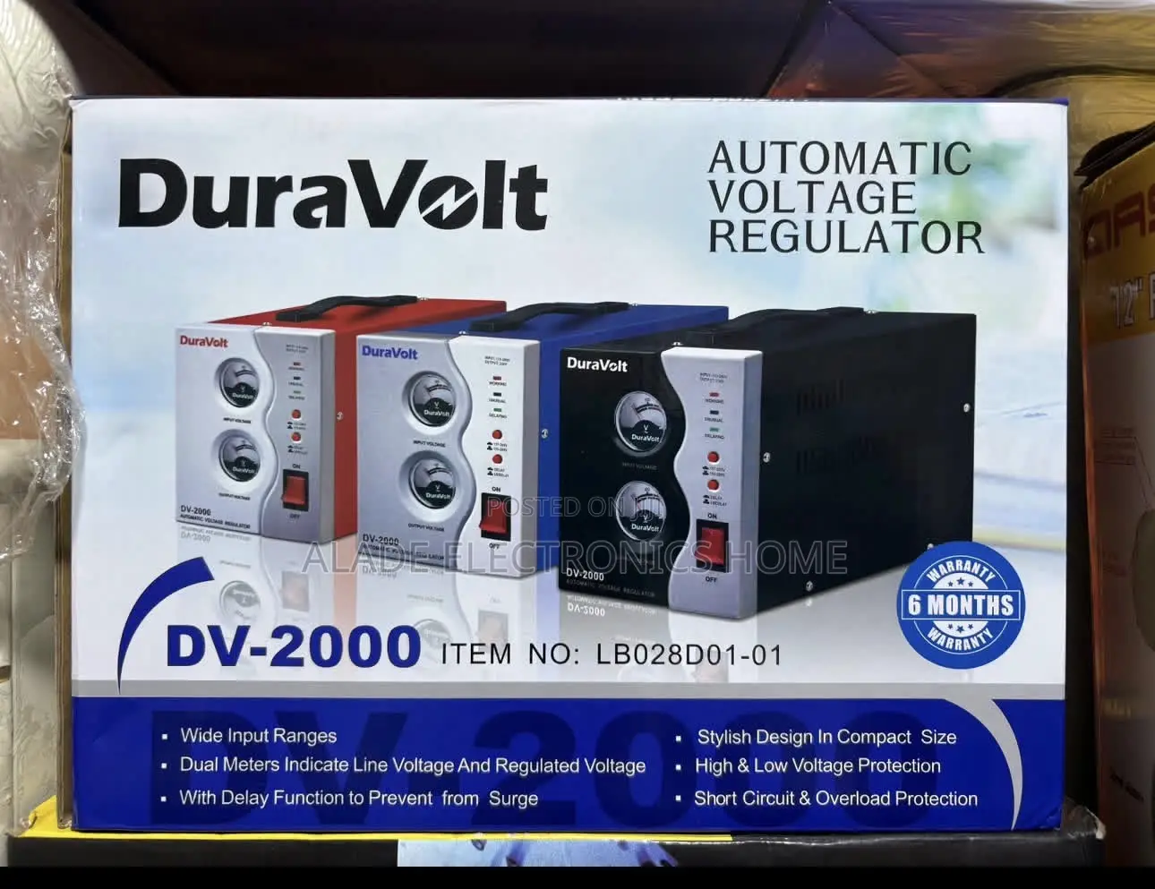2000va Durabolt Automatic Voltage Stabilizer