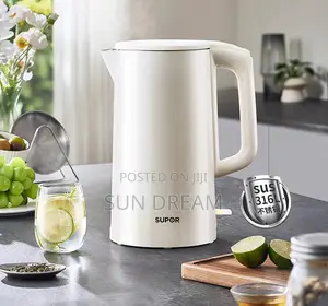 Supor Electric Kettle Rapid Heating Water Kettle 316 Stainless 2l