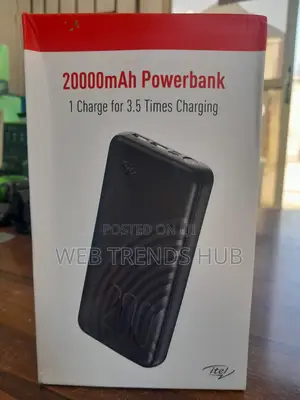 Itel 20,000mah Star200 Power Bank - Dual Usb - 12 Months Warranty