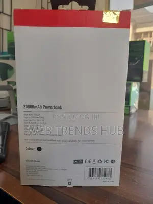 Itel 20,000mah Star200 Power Bank - Dual Usb - 12 Months Warranty