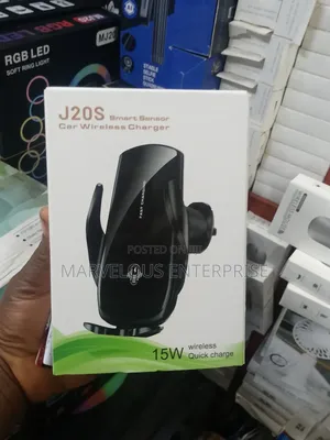 J20s Smart Sensor Wireless Car Charger