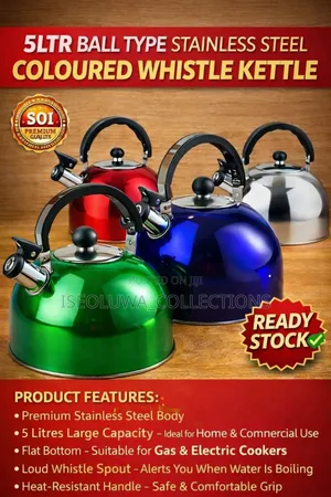 Whistling Stovetop Kettle With Heat-Resistant Handle