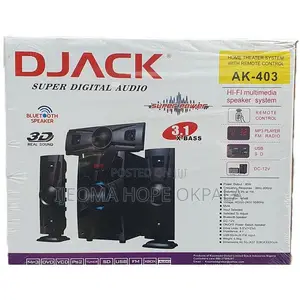 This Is A Djack Ak503 Superdigital Audiobluetooth Speaker System 3.1