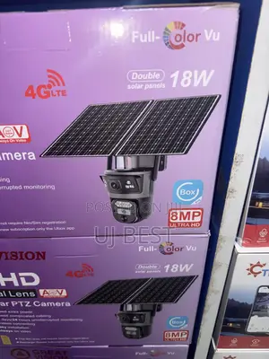 4g Solar PTZ Ubox App 2solar Panels Aov Camera 8mp Camera