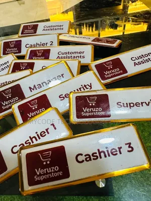 Custom Name Tag | Name Badge | School Crest | Id Badge Print