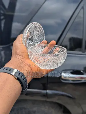 Portable Mini Glass Ware Stewing Bowl Plate