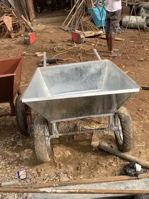 Galvanized Steel Big Heavy Duty Wheel Barrow