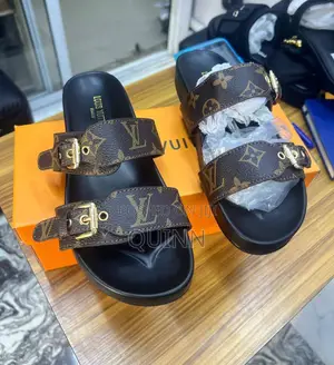 Original Lv Slippers Available to Shop as Displayed Size 37-40