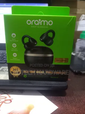 Oraimo Opensnap Clip-on Open-Ear True Wireless Earbuds
