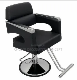 Salon Barber Chair – Black (Hydraulic Reclining)