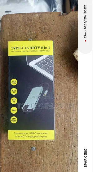 Type C to HDTV 8 in 1
