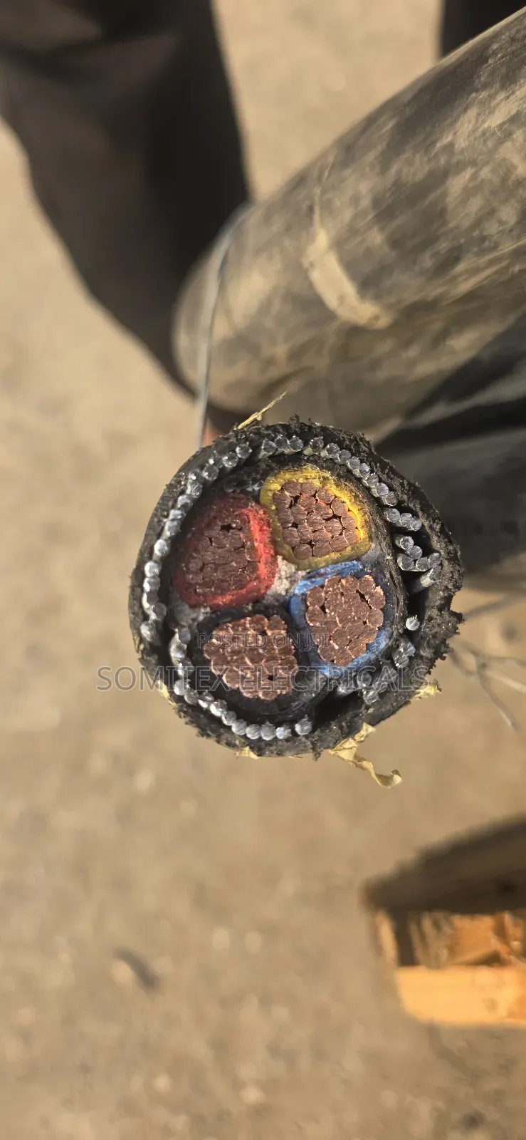 95mmx4core Amoured Cable